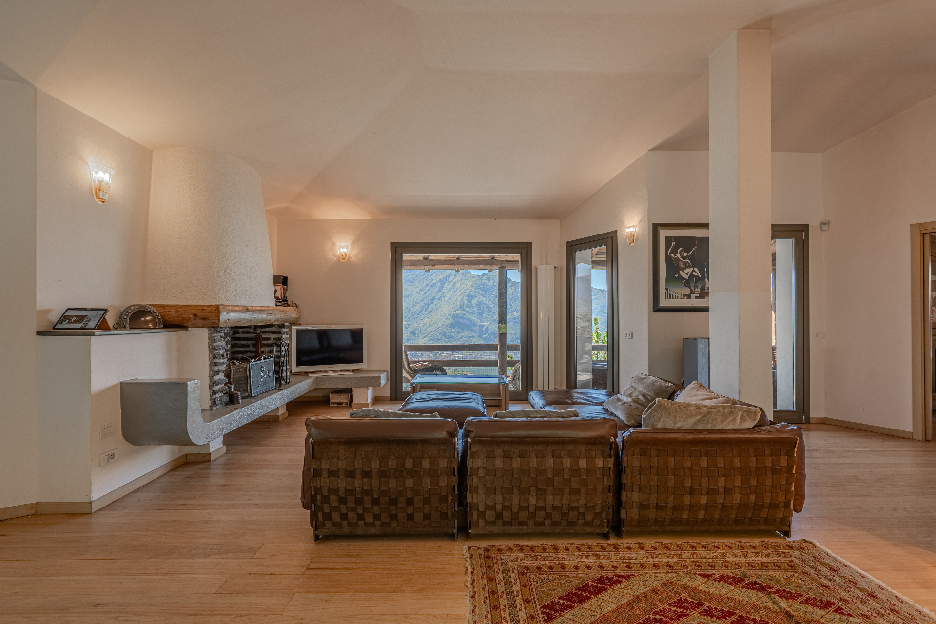 Living con vista lago
