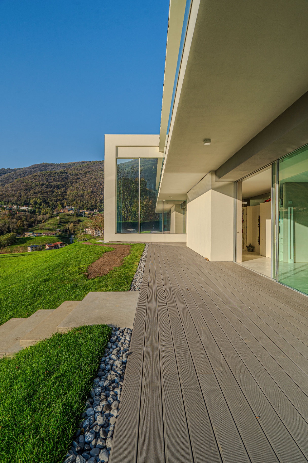 Terrazza architettonica panoramica
