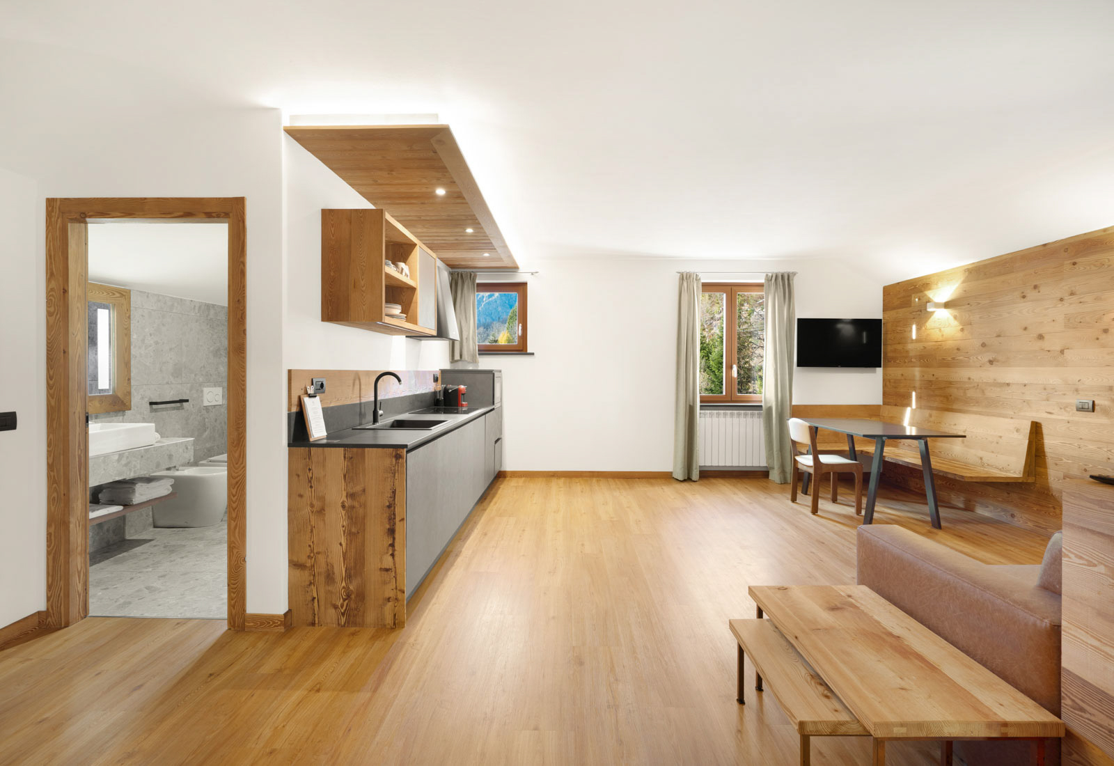 Appartamento con cucina open