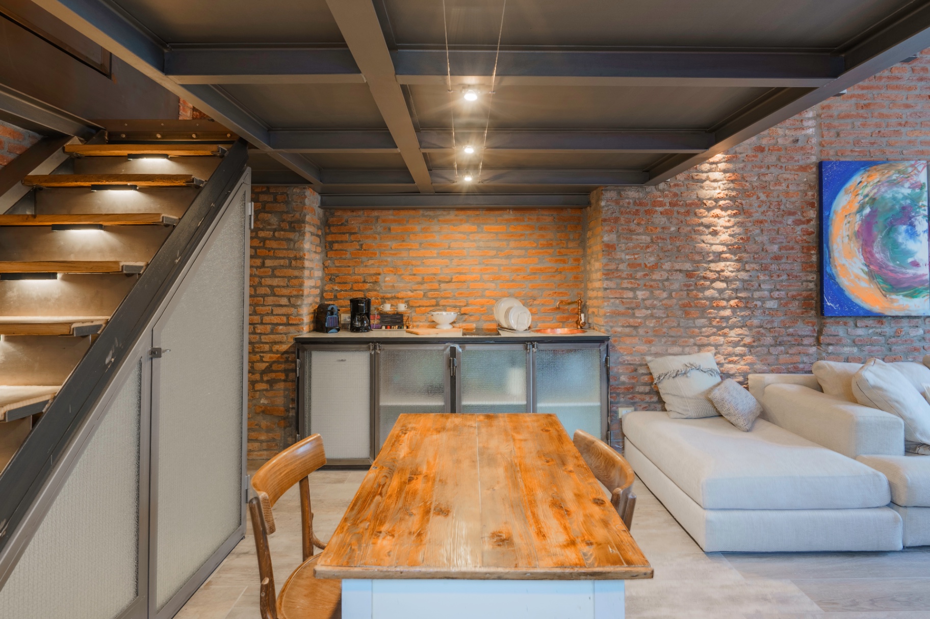 Loft con mattoni a vista